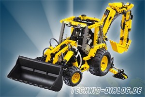 Lego 8455 Back-hoe Loader