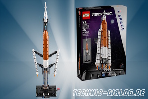 Lego 42221 NASA Artemis SLS-Schwerlastrakete