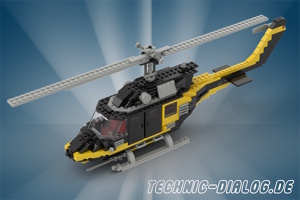 Lego 5542 Rettungshubschrauber Black Thunder